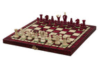 Medium Royal Kings Chess Set with Insert Tray – Cherry Finish (2.5 inch King)