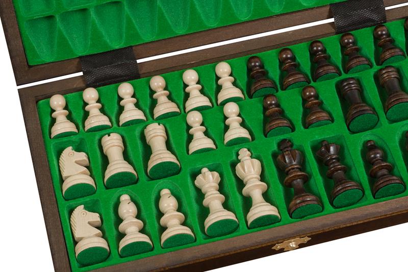 Olympic Small Chess Set with Insert Tray (2.56 inch King)