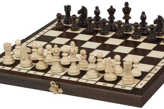 Olympic Small Chess Set with Insert Tray (2.56 inch King)