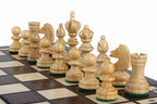 Cherry Wood Travel Chess & Checkers Set – Compact 2-in-1 Game
