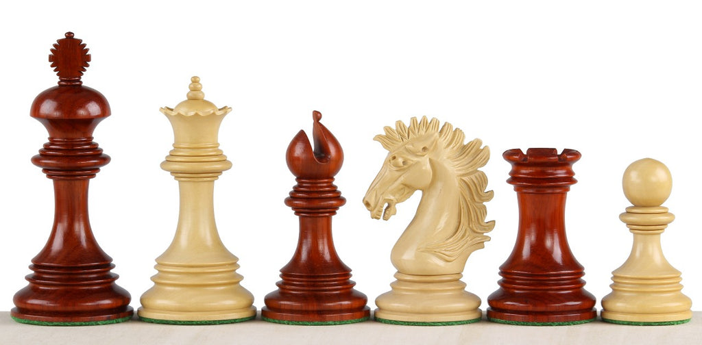 Redwood Sunrise Chess Pieces 4 inch King