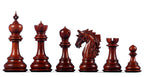 Dubliner Montgoy Padauk Chess Pieces – 5"