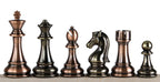 Metallic Chess Pieces – 4.5″ Bronze & Silver Finish
